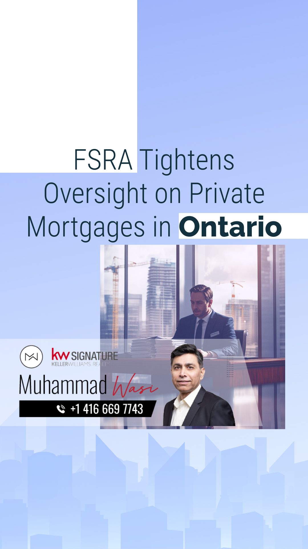 FSRA Tightens Oversight on Private Mortgages in Ontario