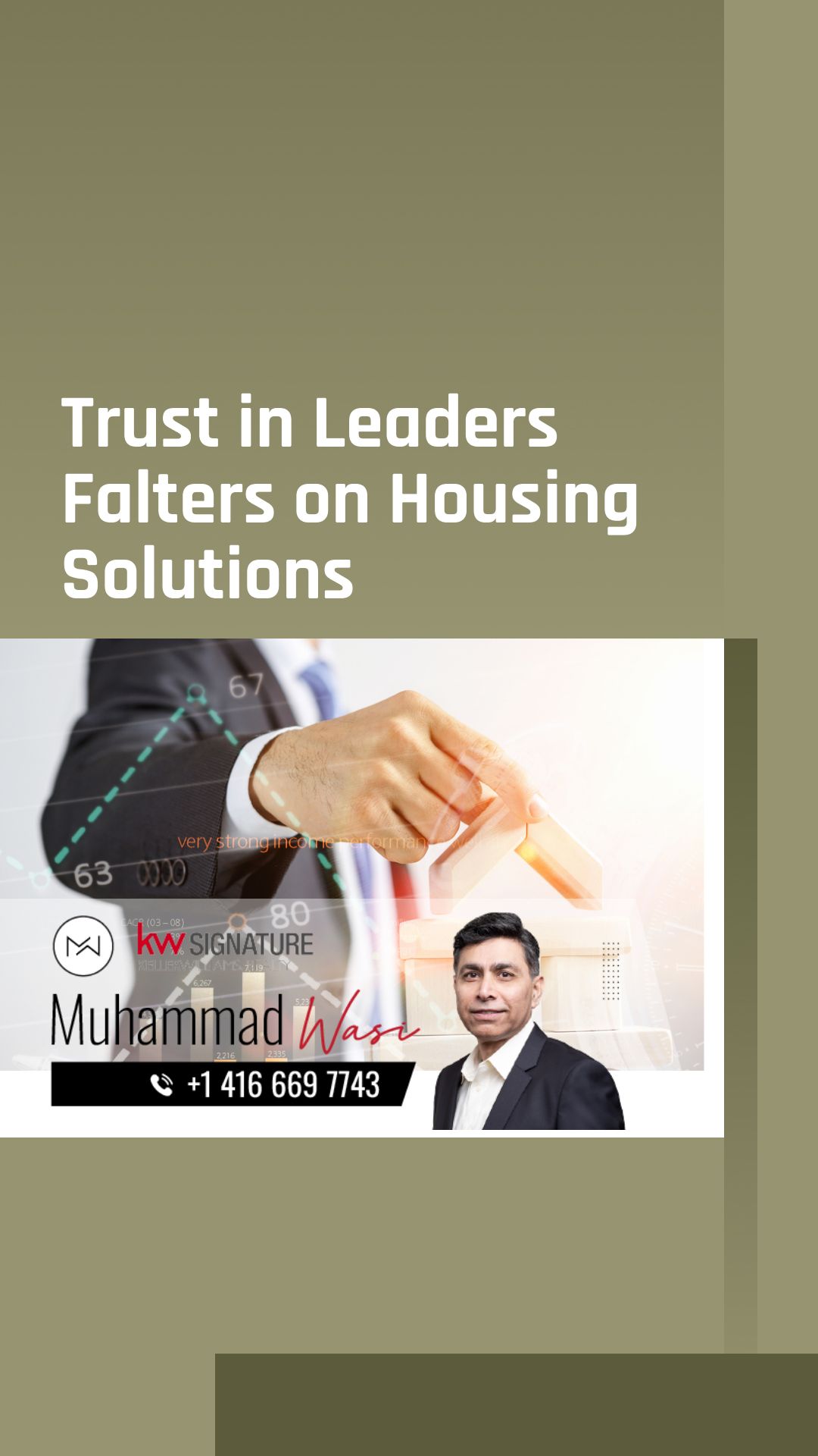 Trust in Leaders Falters on Housing Solutions